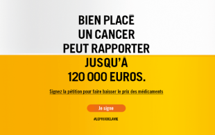 Une campagne choc dénonce le prix de certains traitements