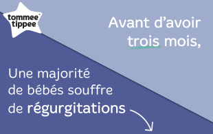 Avant trois mois, une majorité de bébés souffre de régurgitations, vrai ou faux ?